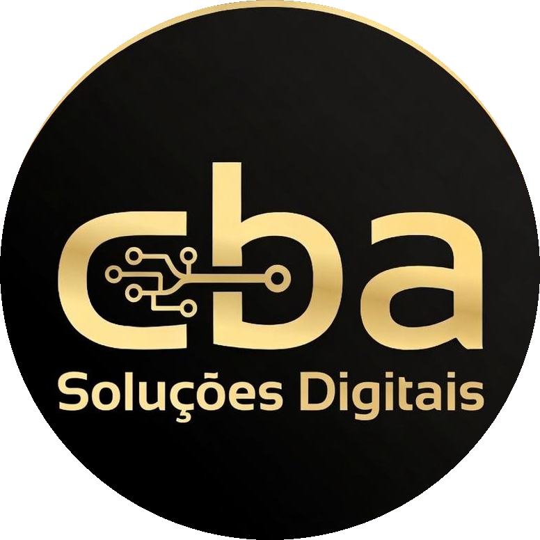 Logo redonda da CBA Soluções Digitais